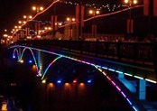 подсветка моста