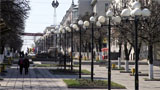 трубчатые декоративные опоры освещения кронштейном